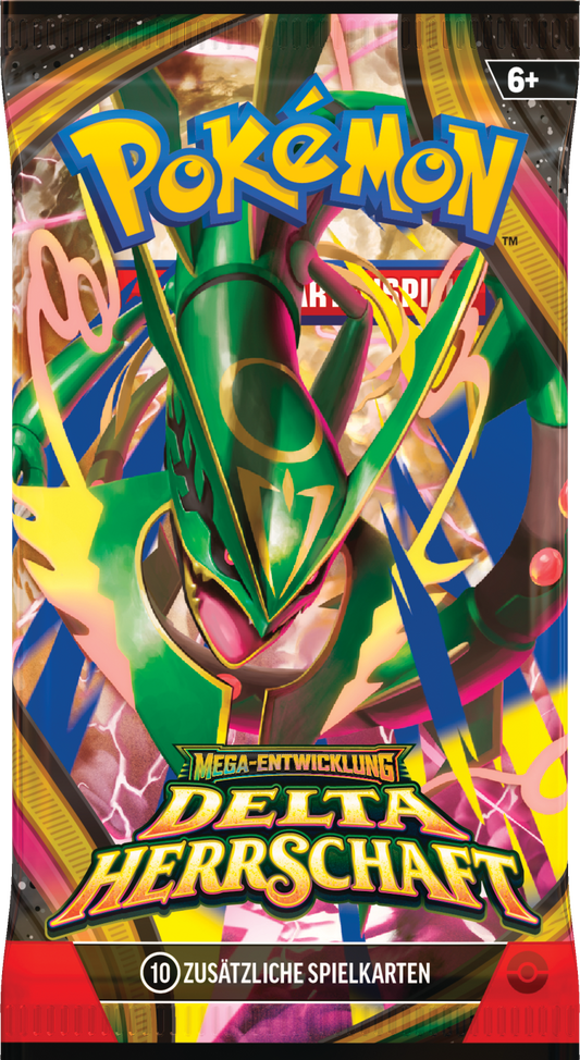 Pokémon Delta Herrschaft Booster-Display (6+) mit grünem Mega-Pokémon